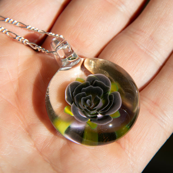 How Are Glass Flower Pendants Made?