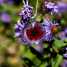 Load image into Gallery viewer, Dainty Poppy Pendant
