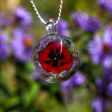 Load image into Gallery viewer, Dainty Poppy Pendant
