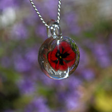 Load image into Gallery viewer, Dainty Poppy Pendant
