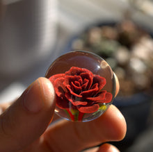 Load image into Gallery viewer, Art Glass Flower Marble
