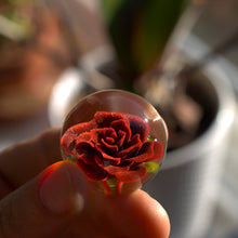 Load image into Gallery viewer, Art Glass Flower Marble
