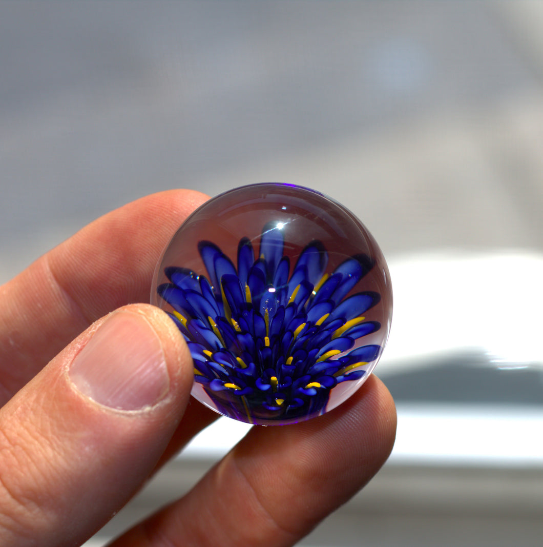 Blue Flower Marble