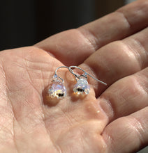 Load image into Gallery viewer, Spider Earrings With Opal
